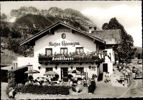 Ak Bernau am Chiemsee, Café Chiemgau