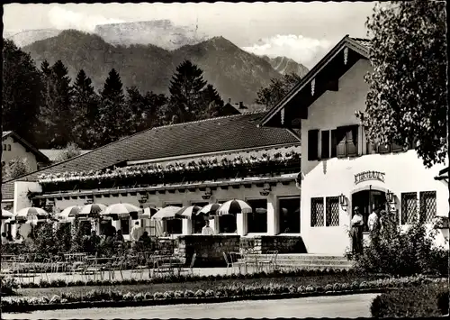 Ak Ruhpolding in Oberbayern, Kurhaus, Hochfelln