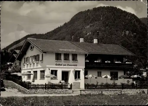 Ak Ruhpolding in Oberbayern, Gasthof zum Sonnenbichl