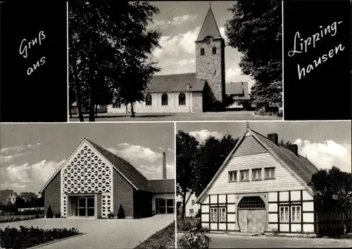 Ak Lippinghausen Hiddenhausen Westfalen, Kirche