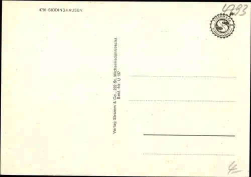 Ak Siddinghausen Büren in Ostwestfalen, Blick auf die Ortschaft, Berge