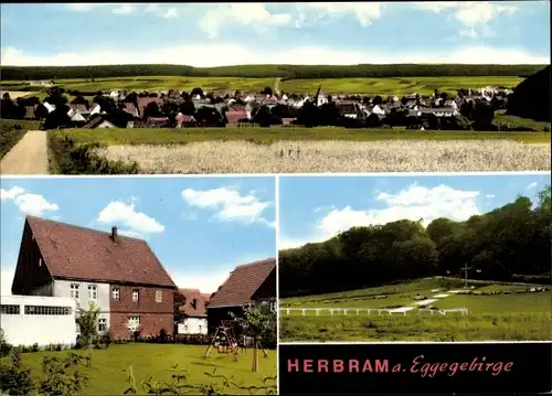 Ak Herbram Lichtenau in Westfalen, Gesamtansicht, Häuser