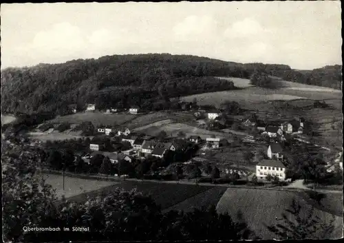 Ak Oberbrombach im Sülztal Hunsrück, Panorama, Cafe zur Eiche