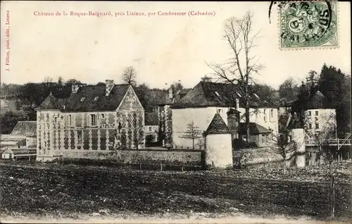 Ak Cambremer Calvados, Château de la Roque-Baignard