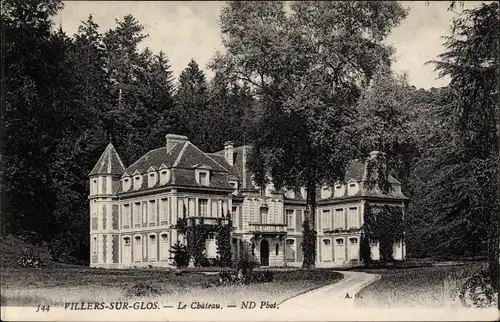 Ak Villers sur Glos Calvados, Le Chateau