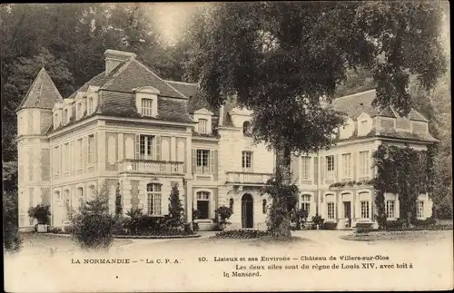 Ak Villers sur Glos Calvados, Le Chateau