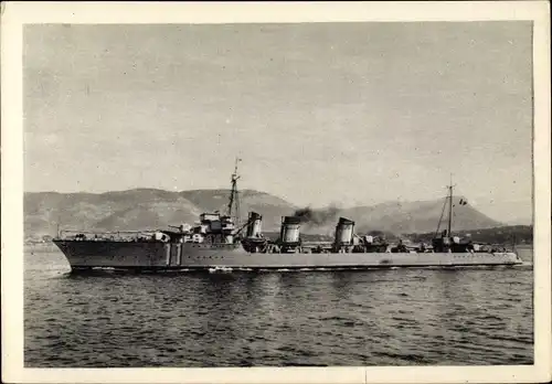 Ak Französisches Kriegsschiff, Contre Torpilleur Panthère, Torpedoboot, Marine Militaire Francaise