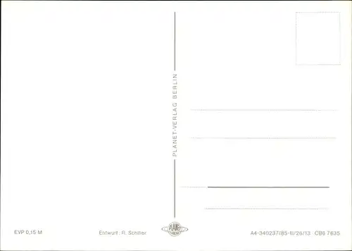 Künstler Ak Schiller, R., Brachschwalbe, Vogel