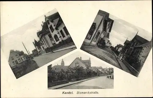 Ak Kandel in der Pfalz Bienwald, Bismarckstraße
