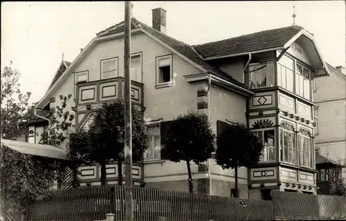 Foto Ak Tambach Dietharz in Thüringen, Blick auf ein Wohnhaus