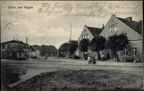 Ak Wiek auf Rügen, Partie im Ort