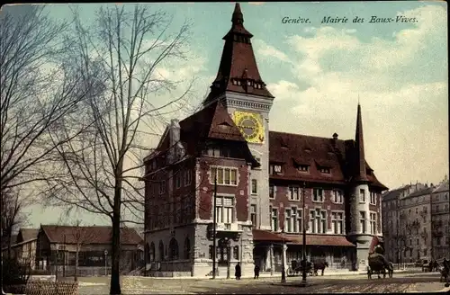 Ak Genève Genf Schweiz, Mairie des Eaux Vives