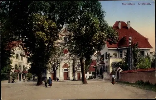 Ak Mariastein Kanton Solothurn, Kirchplatz