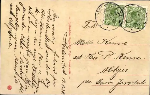 Ak Vejle Jutland Dänemark, Udsigt fra Skyltehusanlaeger