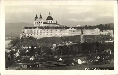 Ak Melk Niederösterreich, Stift, Gesamtansicht