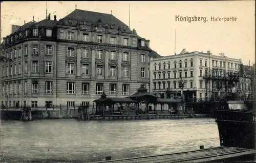 Ak Kaliningrad Königsberg Ostpreußen, Hafenpartie