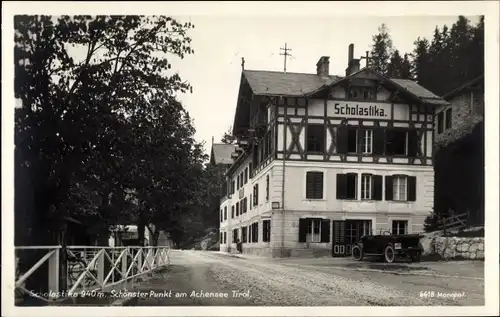 Ak Scholastika Achenkirch am Achensee Tirol, Hotel Scholastika