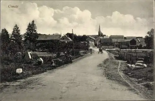 Ak Condé Ardennes?, Ortsansicht