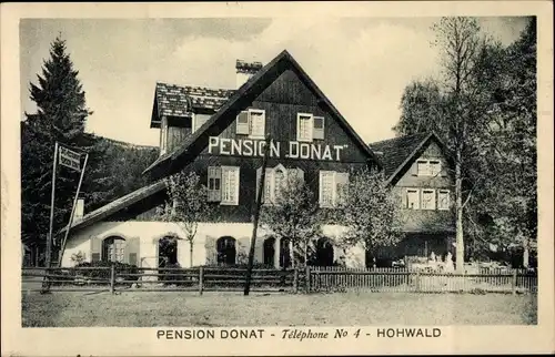 Ak Le Hohwald Elsass Bas Rhin, Pensionat Donat