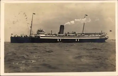 Ak HAPAG Dampfer Kaiser, Turbinenschnelldampfer, Seebäderdienst