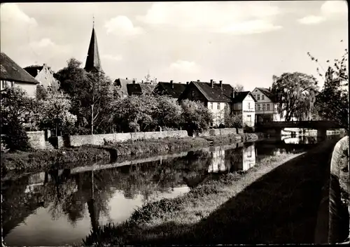 Ak Bünde in Westfalen, Elsepartie, Teilansicht Stadt