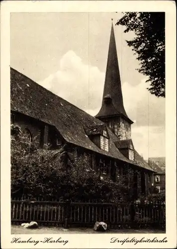 Ak Hamburg Harburg, Dreifaltigkeitskirche