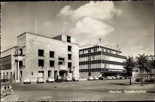 Ak Heerlen Limburg, Radhuisplein