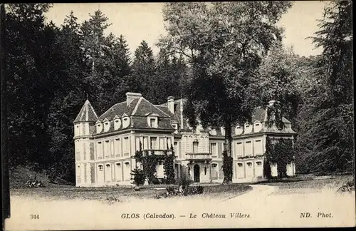 Ak Glos Calvados, Le Chateau Villers