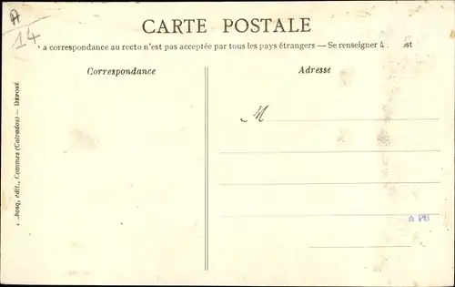 Ak Fontaine Henry Calvados, Le Chateau, Le Salon