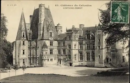 Ak Fontaine Henry Calvados, Le Chateau