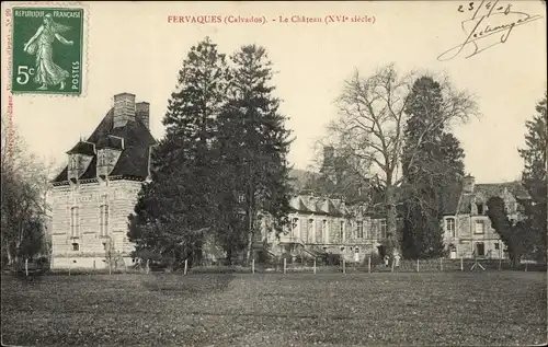 Ak Fervaques Calvados, Le Chateau