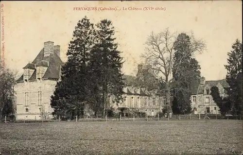 Ak Fervaques Calvados, Le Chateau