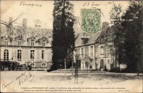 Ak Fervaques Calvados, Le Chateau