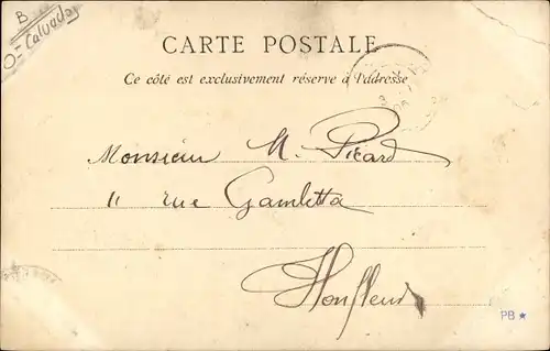 Ak Fervaques Calvados, Le Chateau, Facade principale