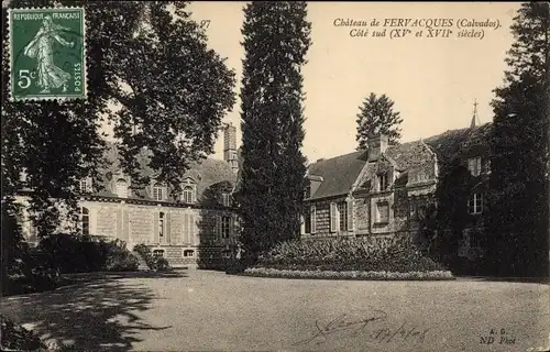 Ak Fervaques Calvados, Le Chateau