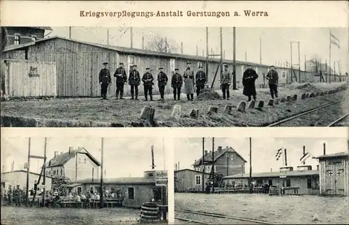 Ak Gerstungen in Thüringen, Kriegsverpflegungsanstalt