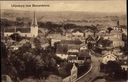 Ak Lütjenburg in Holstein, Panorama, Blick vom Bismarckturm