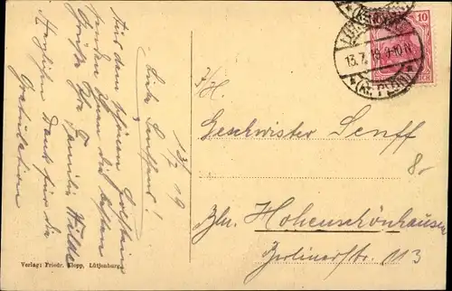 Ak Lütjenburg in Holstein, Panorama, Blick vom Bismarckturm