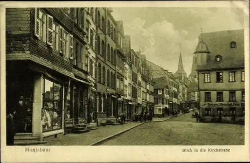 Ak Montabaur im Westerwald, Kirchstraße