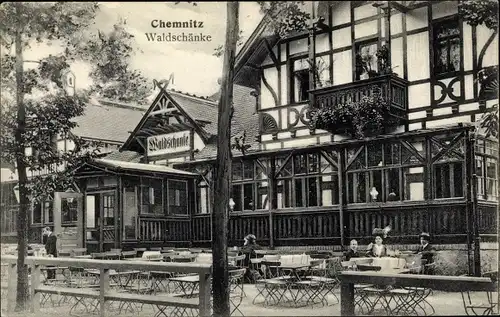 Ak Chemnitz in Sachsen, Waldschänke