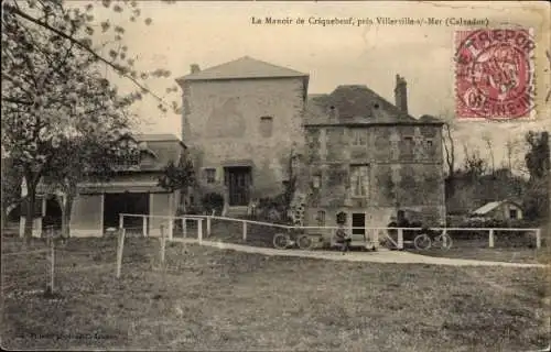 Ak Villerville Calvados, Le Manoir de Criqueboeuf