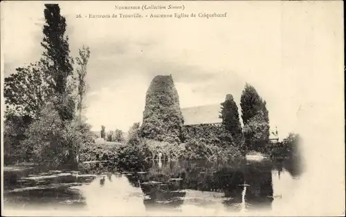 Ak Criqueboeuf Calvados, ancienne Église