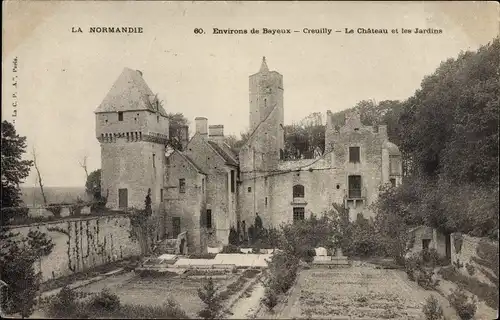 Ak Lantheuil Creully Calvados, Château et Jardins