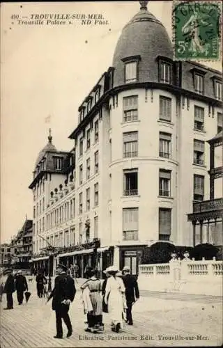 Ak Trouville sur Mer Calvados, Trouville Palace