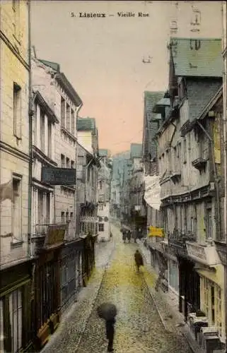 Ak Lisieux Calvados, Vieille Rue