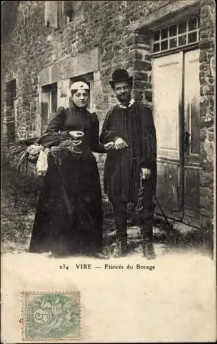 Ak Vire Calvados, Fiances du Bocage