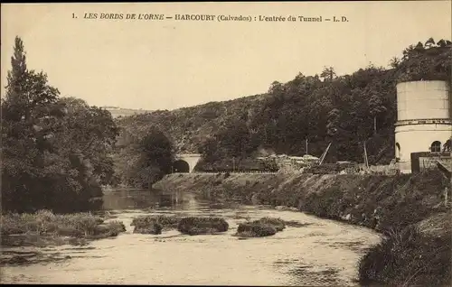 Ak Harcourt Calvados, L'Entree du Tunnel