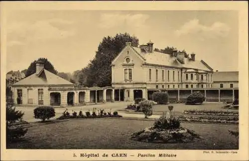 Ak Caen Calvados, Hopital, Pavillon Militaire