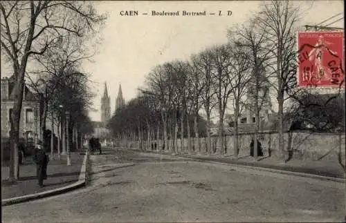 Ak Caen Calvados, Boulevard Bertrand