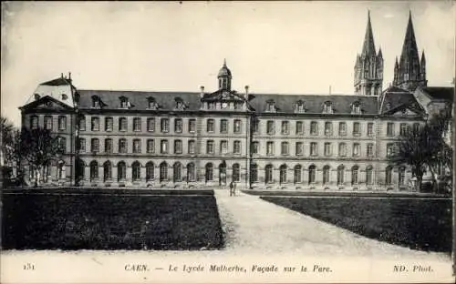 Ak Caen Calvados, Le Lycee Malherbe